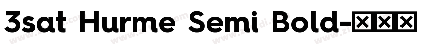 3sat Hurme Semi Bold字体转换